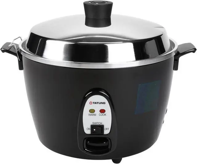 Alt view image 2 of 6 - TATUNG Multi-Functional Cooker and Steamer, Black, 20 Cups cooked//10 Cups uncooked, TAC-10GS-BL