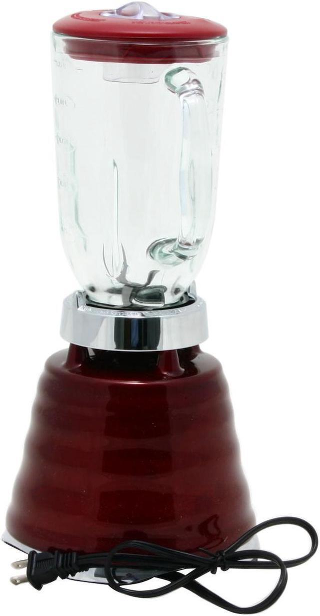 Alt view image 5 of 6 - Oster 4126 Red 5 cup Jar Size Contemporary Classic Beehive Blender 2 speeds