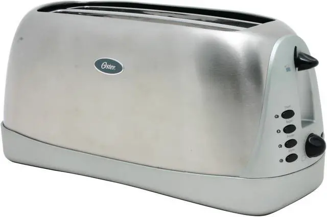 Alt view image 3 of 6 - OSTER 6330 Brushed Stainless Inspire 4 Slice Brushed Stainless Toaster
