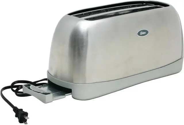 Alt view image 5 of 6 - OSTER 6330 Brushed Stainless Inspire 4 Slice Brushed Stainless Toaster