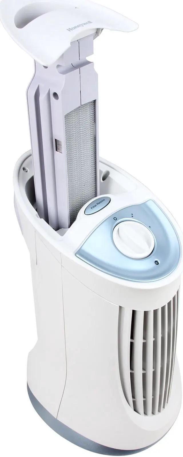 Alt view image 7 of 8 - Honeywell HFD-010 QuietClean Compact Tower Air Purifier with Permanent Filter
