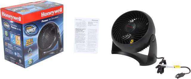 Alt view image 6 of 6 - Honeywell HT-900 TurboForce Air Circulator Fan, Black