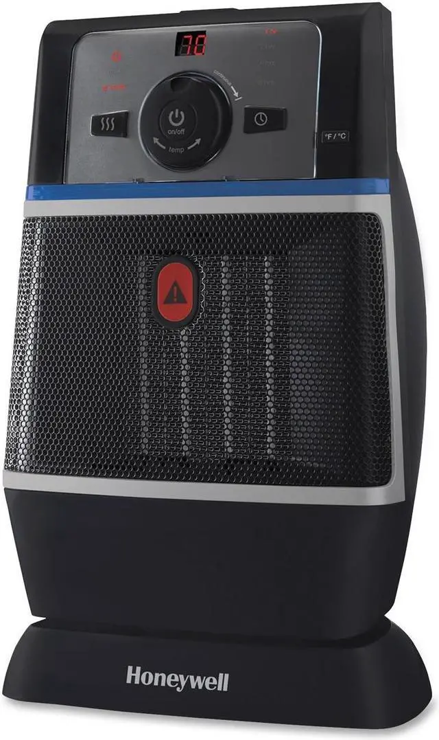 Alt view image 2 of 2 - Honeywell HZ-370BP Easy-Glide Digital Ceramic Heater