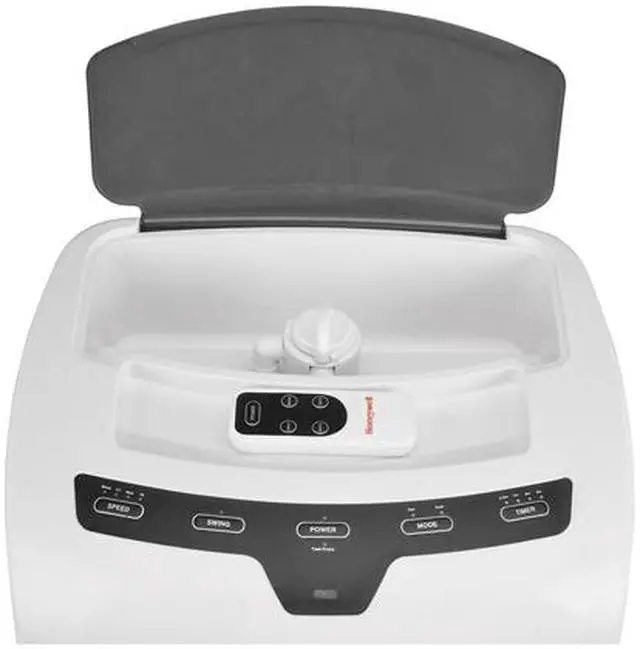 Alt view image 5 of 11 - Honeywell CL25AE 500 CFM Indoor Evaporative Air Cooler (Swamp Cooler) with Remote Control, White