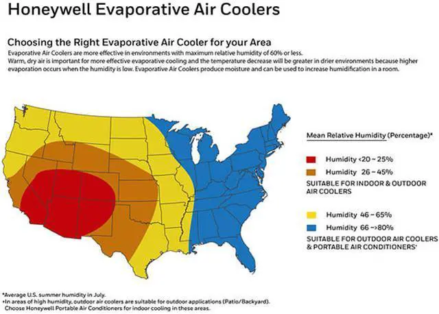Alt view image 12 of 12 - Honeywell CS071AE 176 CFM Indoor Evaporative Air Cooler, White