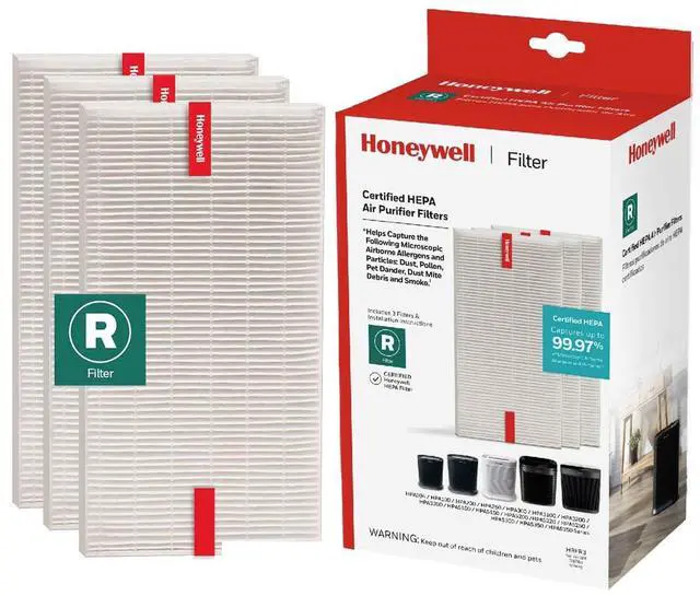 Alt view image 3 of 6 - HONEYWELL R Filter True HEPA Replacement Air Purifier Filter (HRF-R3)