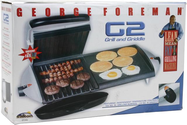 Alt view image 7 of 7 - George Foreman GF20G Combo Grill/Griddle
