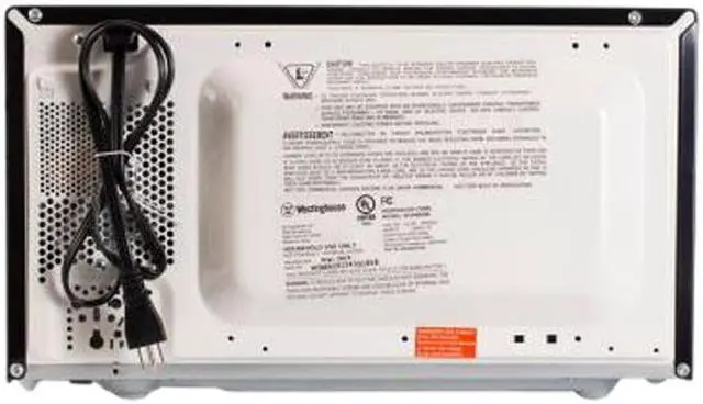 Alt view image 7 of 9 - Westinghouse WCM660B , 0.6 Cubic Feet  600 Watts Counter Top Microwave Oven, Black