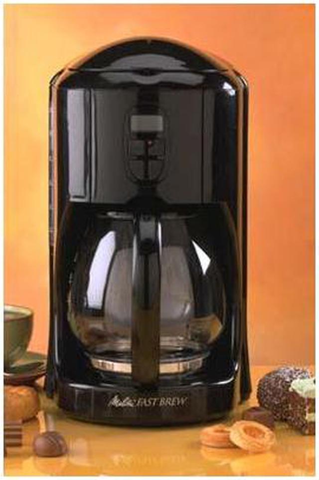 Melitta MEFB2B Black Fast Brew 12 cup Coffee Maker 