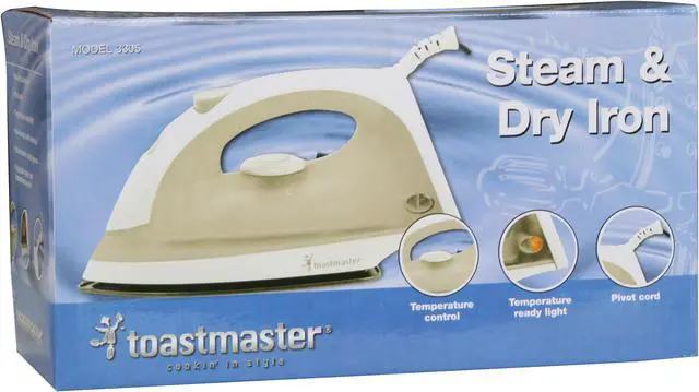 Alt view image 13 of 13 - Toastmaster 3305 Steam and Dry Iron