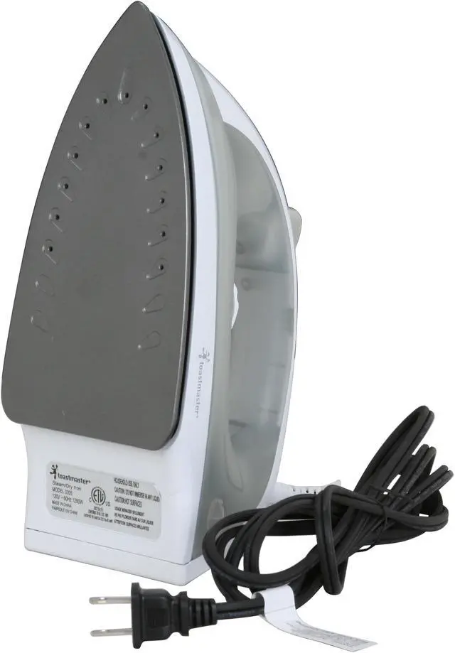 Alt view image 5 of 13 - Toastmaster 3305 Steam and Dry Iron