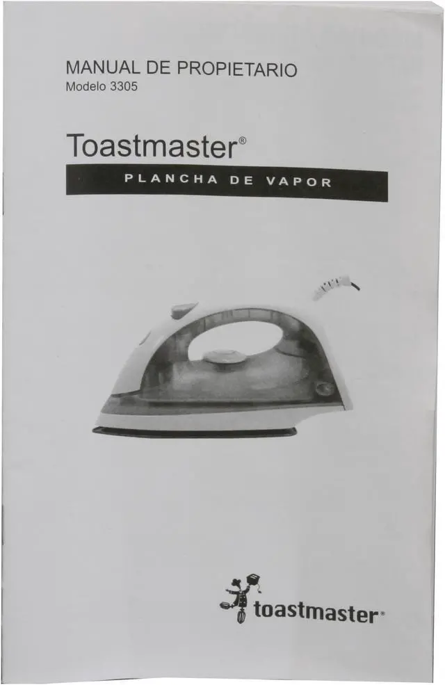 Alt view image 12 of 13 - Toastmaster 3305 Steam and Dry Iron