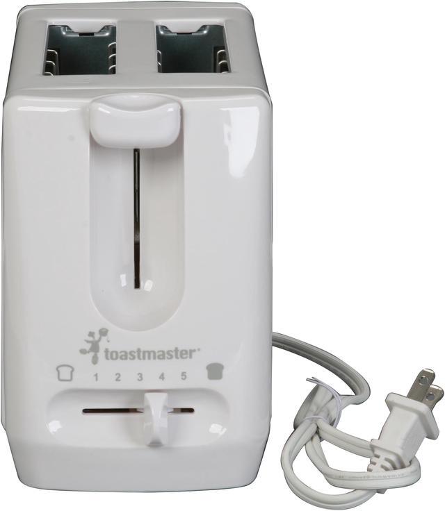 Alt view image 2 of 11 - Toastmaster T100 White Two Slice Toaster