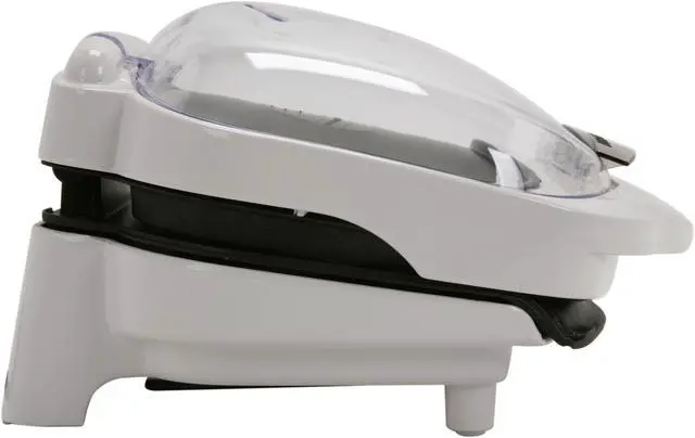 Alt view image 4 of 6 - George Foreman GR10ABW White Champ Grill with Bun Warmer