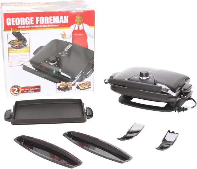 Alt view image 5 of 5 - George Foreman GRP93G Black