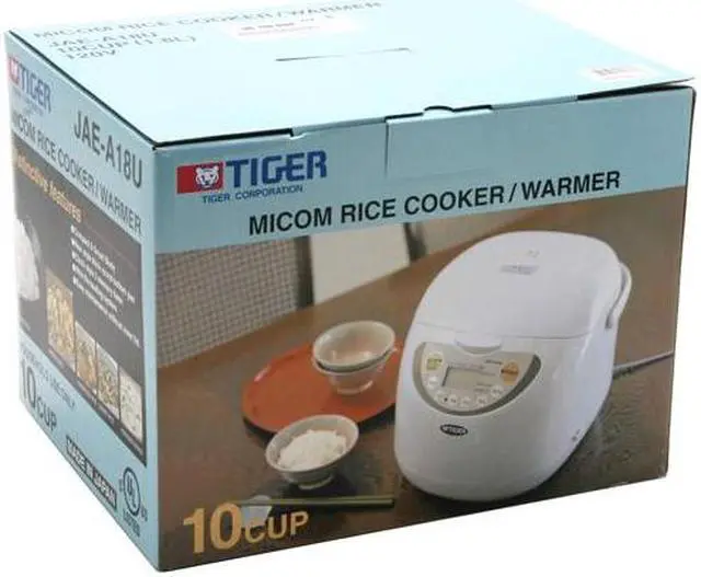 Alt view image 9 of 9 - TIGER JAE-A18U 10 Cups Rice Cooker