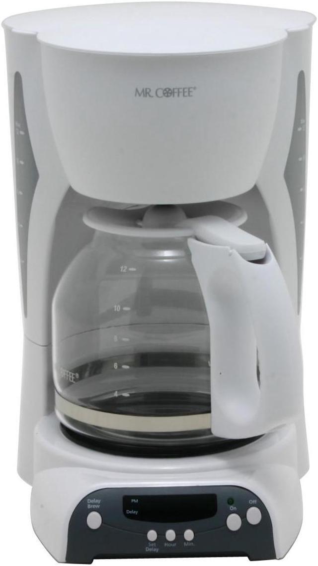 Alt view image 2 of 7 - MR. COFFEE DRX20 White 12-Cup Programmable Coffee Maker