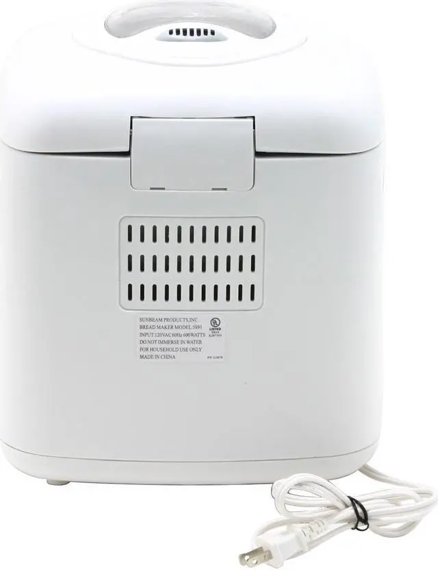 Alt view image 7 of 11 - Sunbeam 5891 Programmable Breadmaker