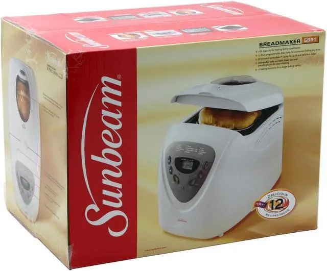 Alt view image 10 of 11 - Sunbeam 5891 Programmable Breadmaker