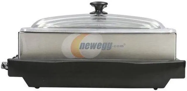 Alt view image 2 of 3 - Elite EWM6171 Elite Platinum 3-Tray 2.5-Quart Stainless Steel Buffet Server & Warmer