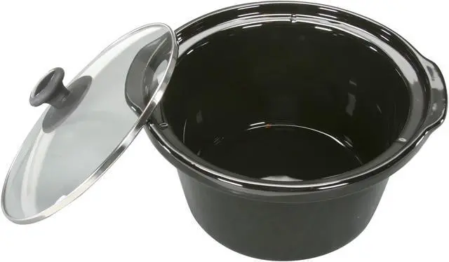 Alt view image 6 of 7 - Maxi-Matic EWMST-33 Black 2.5 Qt. x 3 Triple Slow Cooker Buffet