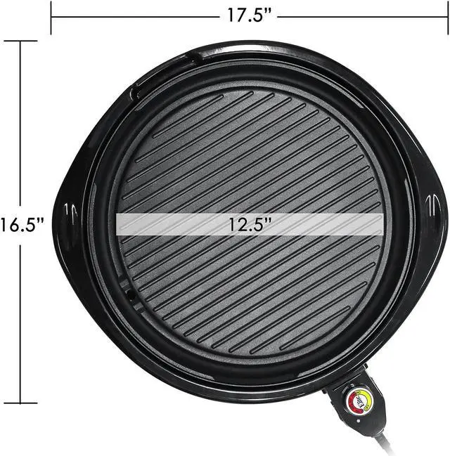 Alt view image 2 of 6 - Elite Gourmet EMG-980B 14" Electric Indoor Grill, Black