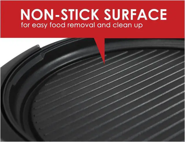 Alt view image 3 of 6 - Elite Gourmet EMG-980B 14" Electric Indoor Grill, Black