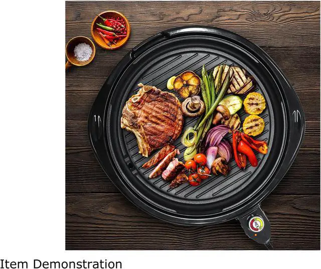 Alt view image 6 of 6 - Elite Gourmet EMG-980B 14" Electric Indoor Grill, Black