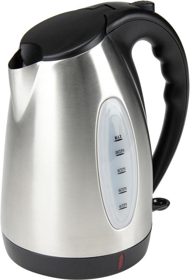 Elite by Maxi-Matic Cordless Electric Kettle - Silver/Black, 1.7 L