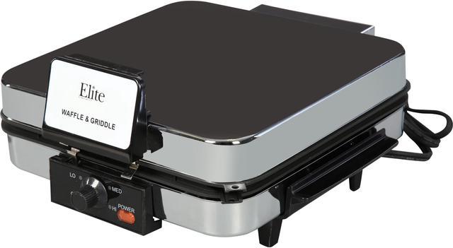 Elite Multi Grill, Griddle & Waffle Maker, Black