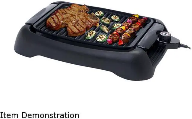 Main image of Elite Cuisine EGL-3450 13" Countertop Indoor Grill, Black