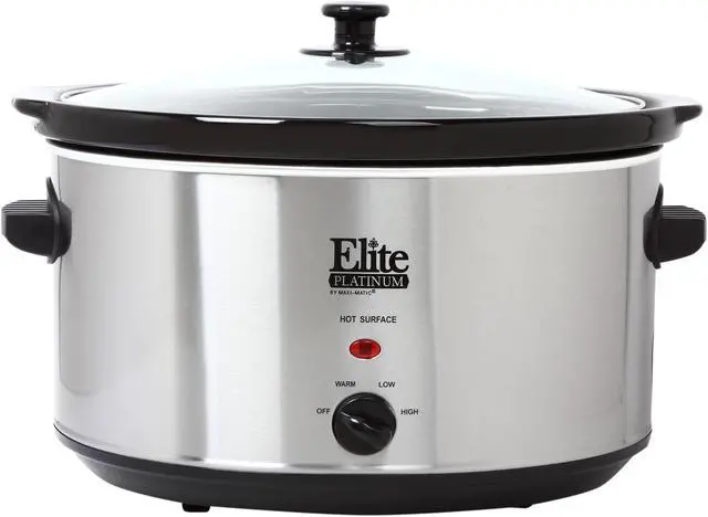 Alt view image 2 of 7 - Maxi-Matic Elite MST-900V Stainless Steel 8.5 Qt. Deluxe Sized Slow Cooker