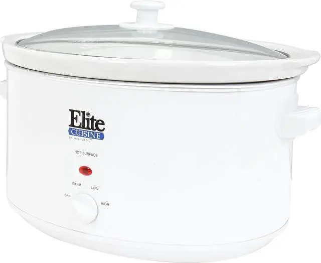 Main image of Maxi-Matic Elite Cuisine MST-900VW White 8.5 Qt. Deluxe Sized Slow Cooker