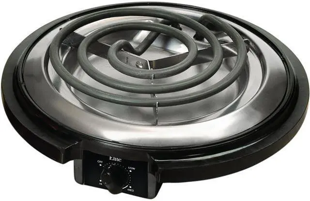 Main image of Elite Cuisine Electric Single Burner ESB-300X Black