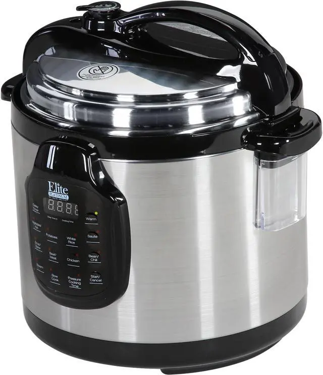 Alt view image 5 of 13 - Maxi-Matic Elite EPC-678SS Platinum 6 Qt. 11-Function Digital Pressure Cooker with Stainless Steel Pot