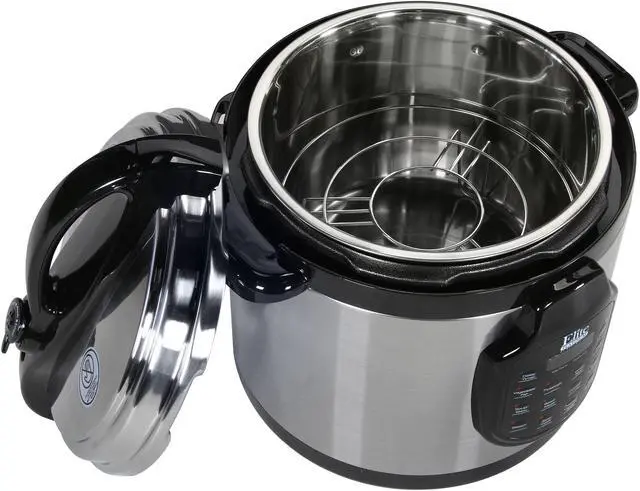 Alt view image 11 of 13 - Maxi-Matic Elite EPC-678SS Platinum 6 Qt. 11-Function Digital Pressure Cooker with Stainless Steel Pot