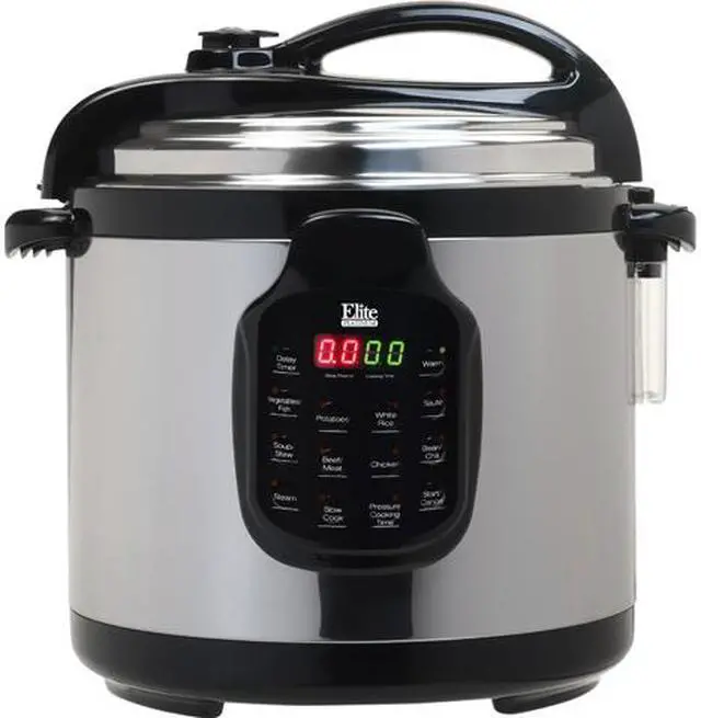 Alt view image 4 of 13 - Maxi-Matic Elite EPC-678SS Platinum 6 Qt. 11-Function Digital Pressure Cooker with Stainless Steel Pot