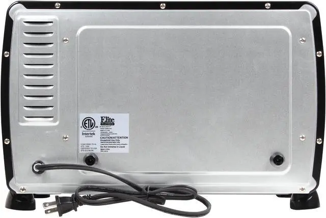 Alt view image 5 of 7 - Maxi-Matic Elite ETO-180B Black Elite Platinum 6 Slice/0.64Cu. Ft. Toaster Oven Broiler