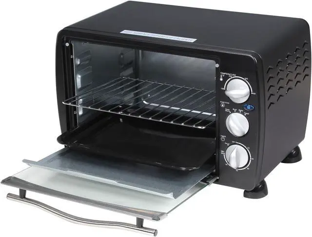 Alt view image 6 of 7 - Maxi-Matic Elite ETO-180B Black Elite Platinum 6 Slice/0.64Cu. Ft. Toaster Oven Broiler
