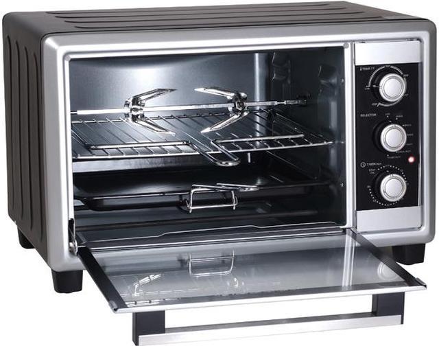 Elite 6 Slice Toaster Oven/Griddle w/ Rotisserie