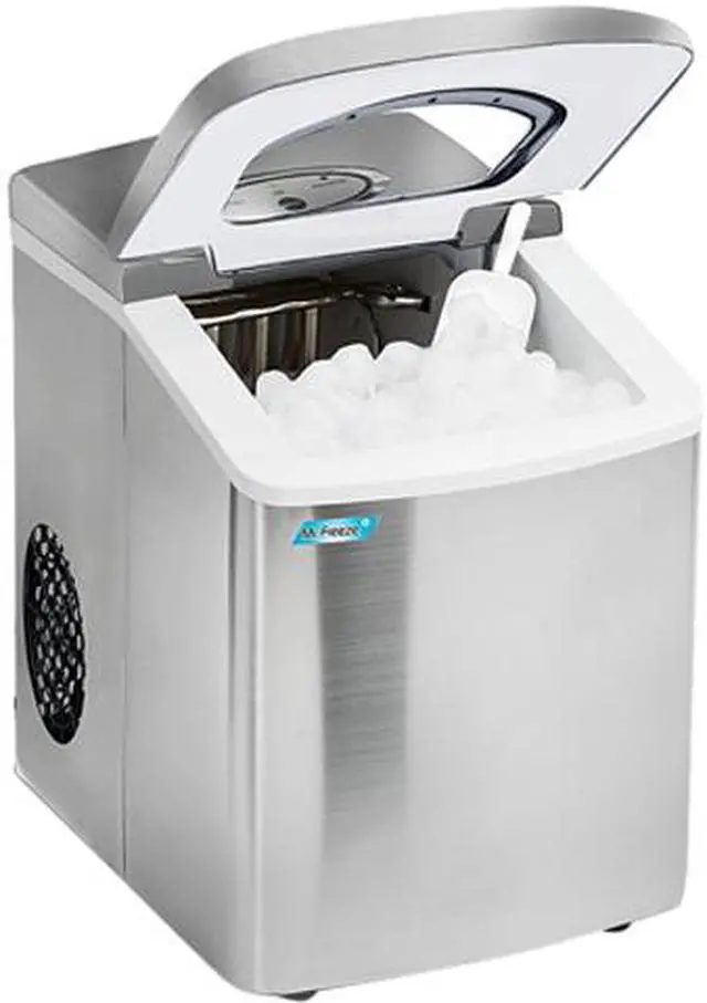 Main image of Maxi-Matic MIM-18SS Mr. Freeze Stainless Steel Portable Ice Maker
