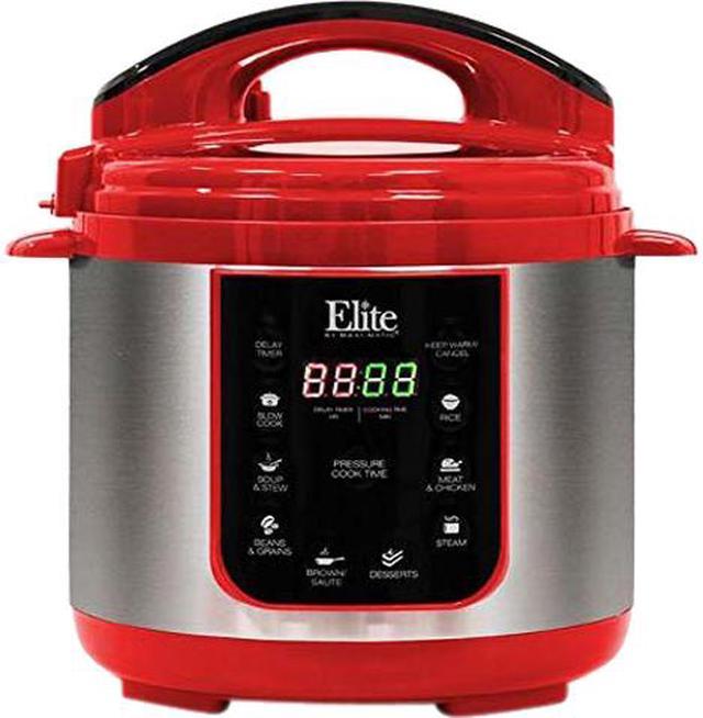 Maxi Matic EPC 414R 4Qt. 9 Functions Electric Pressure Cooker w