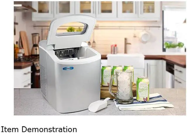 Alt view image 5 of 5 - Maxi-Matic MIM-18SI Mr. Freeze Portable Ice Maker