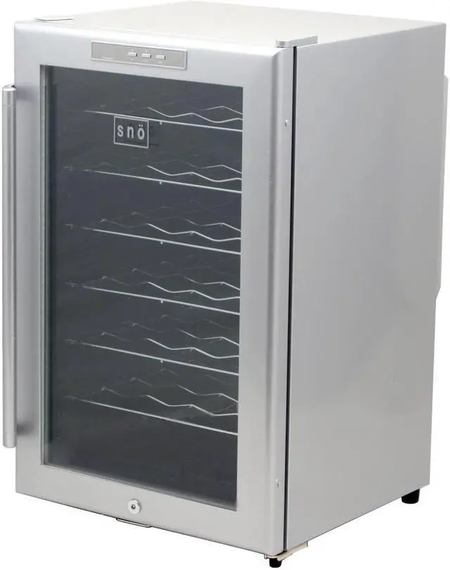 Alt view image 2 of 10 - Whynter WC-28S SNO 28 Bottle Wine Cooler, Silver