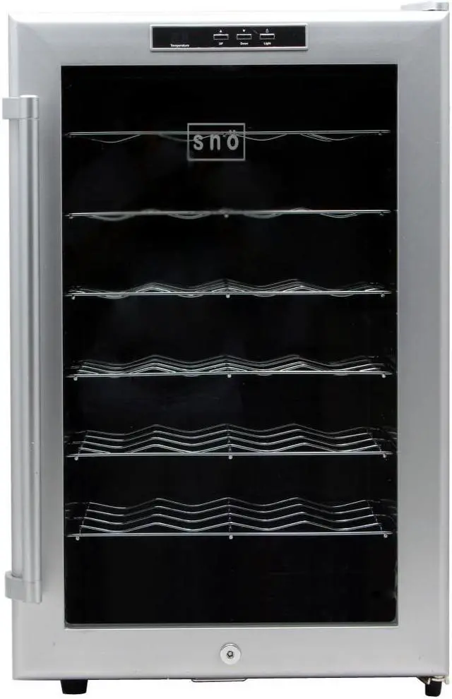 Alt view image 3 of 10 - Whynter WC-28S SNO 28 Bottle Wine Cooler, Silver