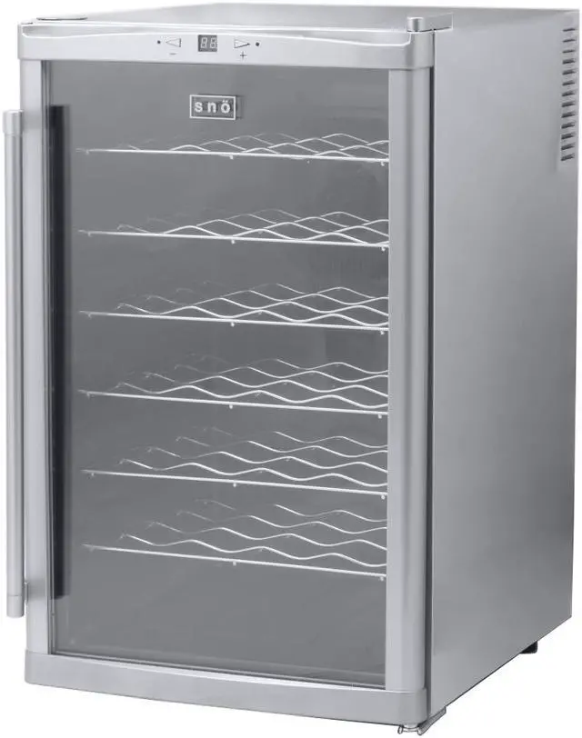 Alt view image 2 of 7 - Whynter WC-28SB 28-Bottle SNO Wine Cooler Silver