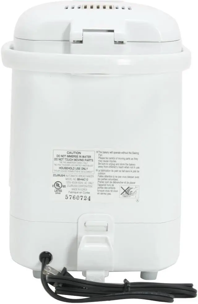 Alt view image 8 of 13 - ZOJIRUSHI Mini Breadmaker BB-HAC10