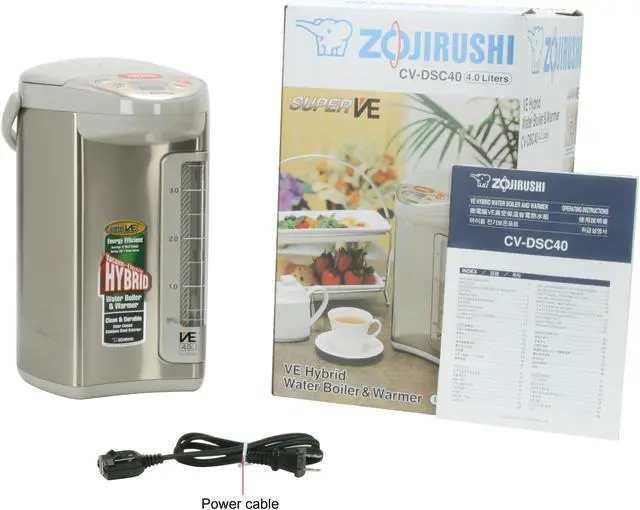 Alt view image 4 of 4 - ZOJIRUSHI CV-DSC40 VE Hybrid Water Boiler & Warmer