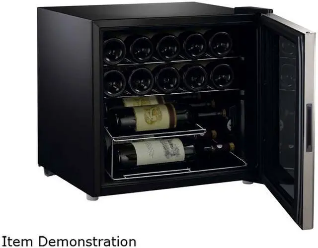 Alt view image 2 of 2 - Amana AMAW16S2MS 16-Bottle Single-Zone Wine Cooler with Mechanical Temperature Control Stainless