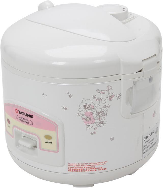 TATUNG TRC-6UDW White 5.5 Cup Electronic Rice Cooker 